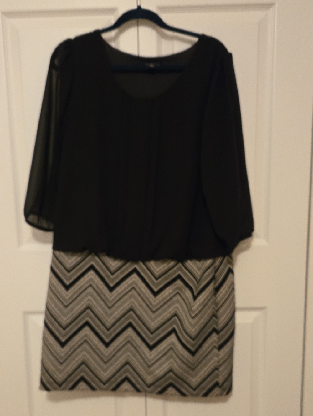 I.N. Studio Dress Mixed Media Dress